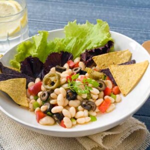 Gluten Free White Bean Chili Salad