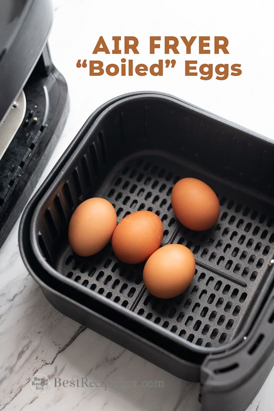 How to make Hard boiled eggs recipe in air fryer- Easy and perfect! @bestrecipebox How to make Hard boiled eggs recipe in air fryer basket