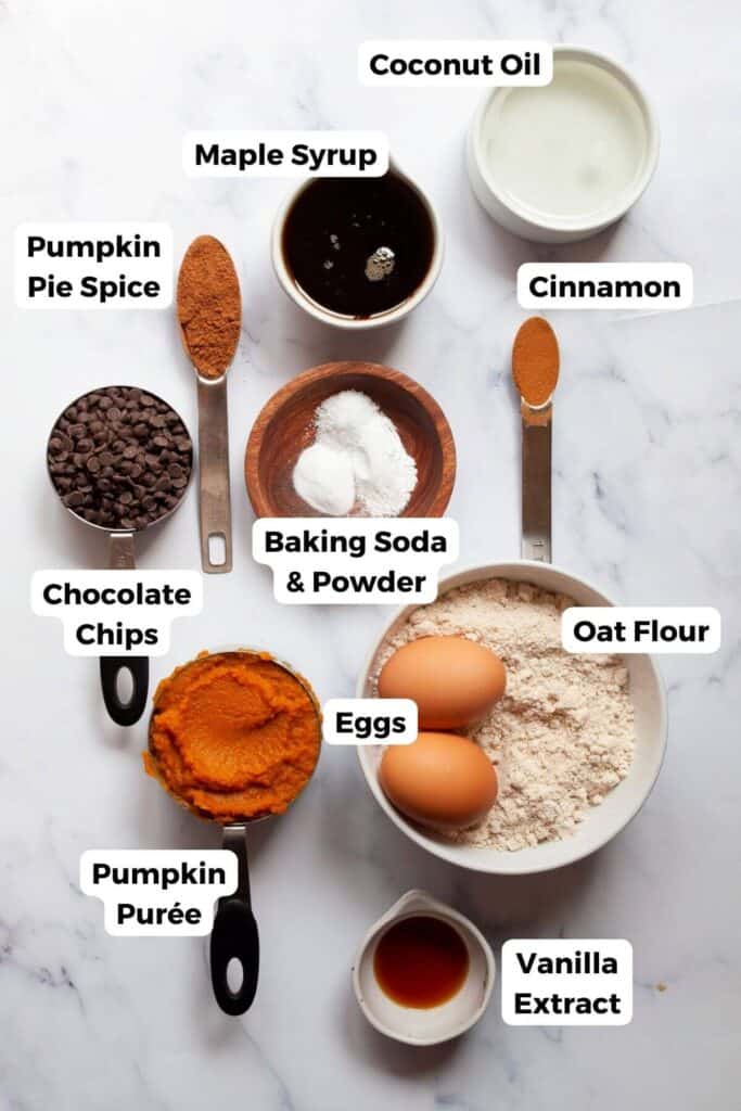 all ingredients in small bowls with labels