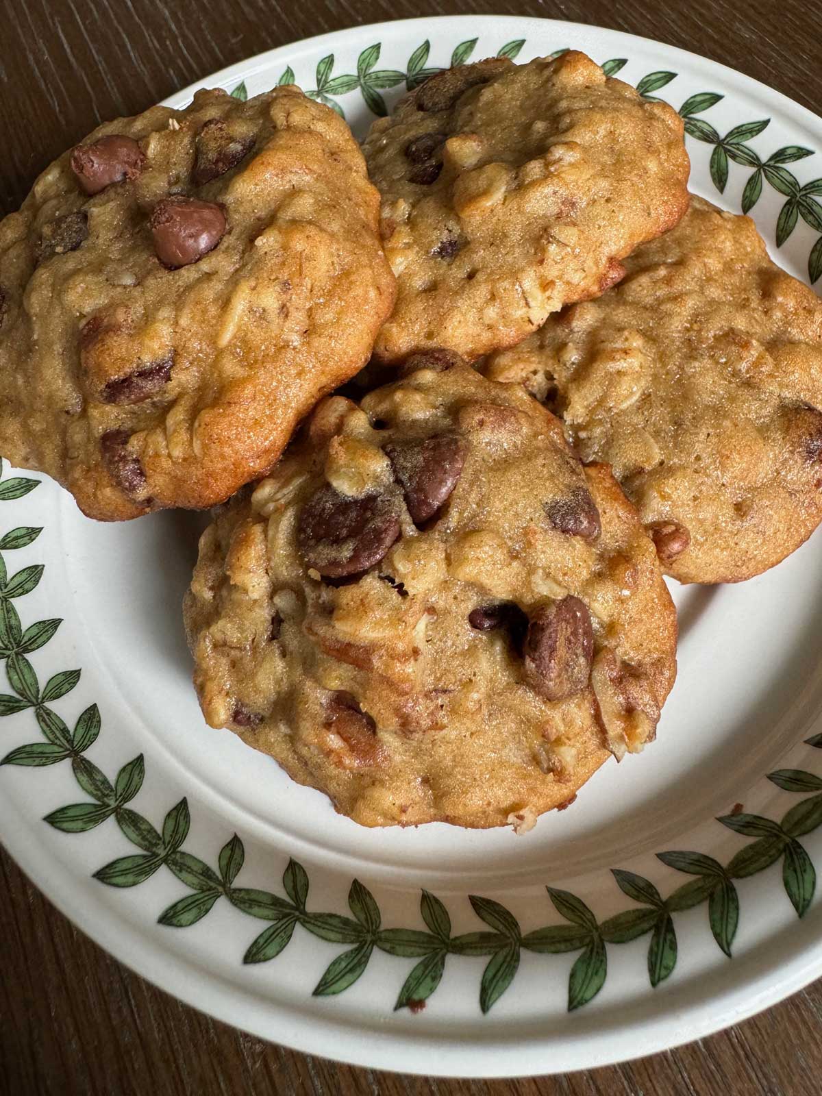 Oatmeal Chocolate Chip Banana Cookies