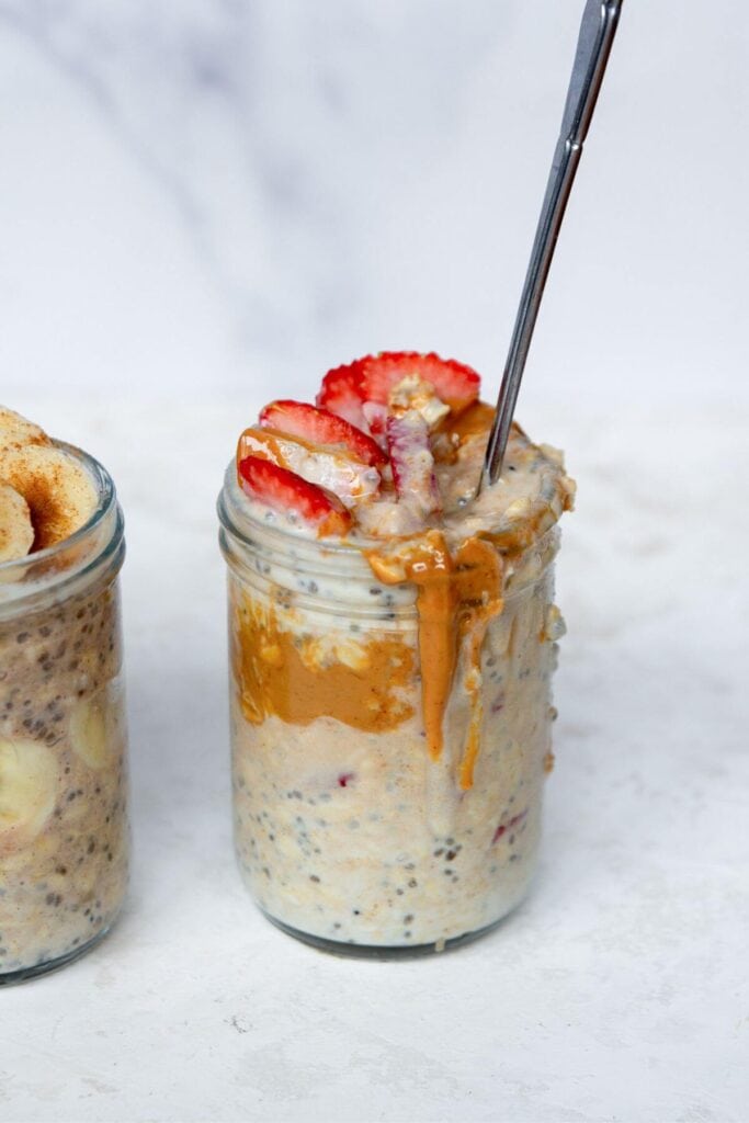 healthy protein overnight oats