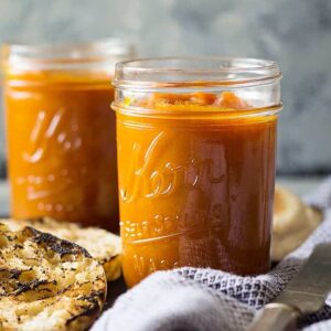 This easy to make Homemade Pumpkin Butter is a great fall time treat. It's filled with spice and naturally sweetened!