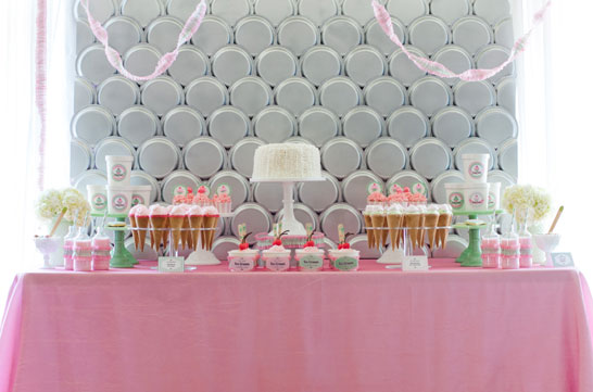 Ice Cream Party | styled by Deliciously Darling | TheCakeBlog.com