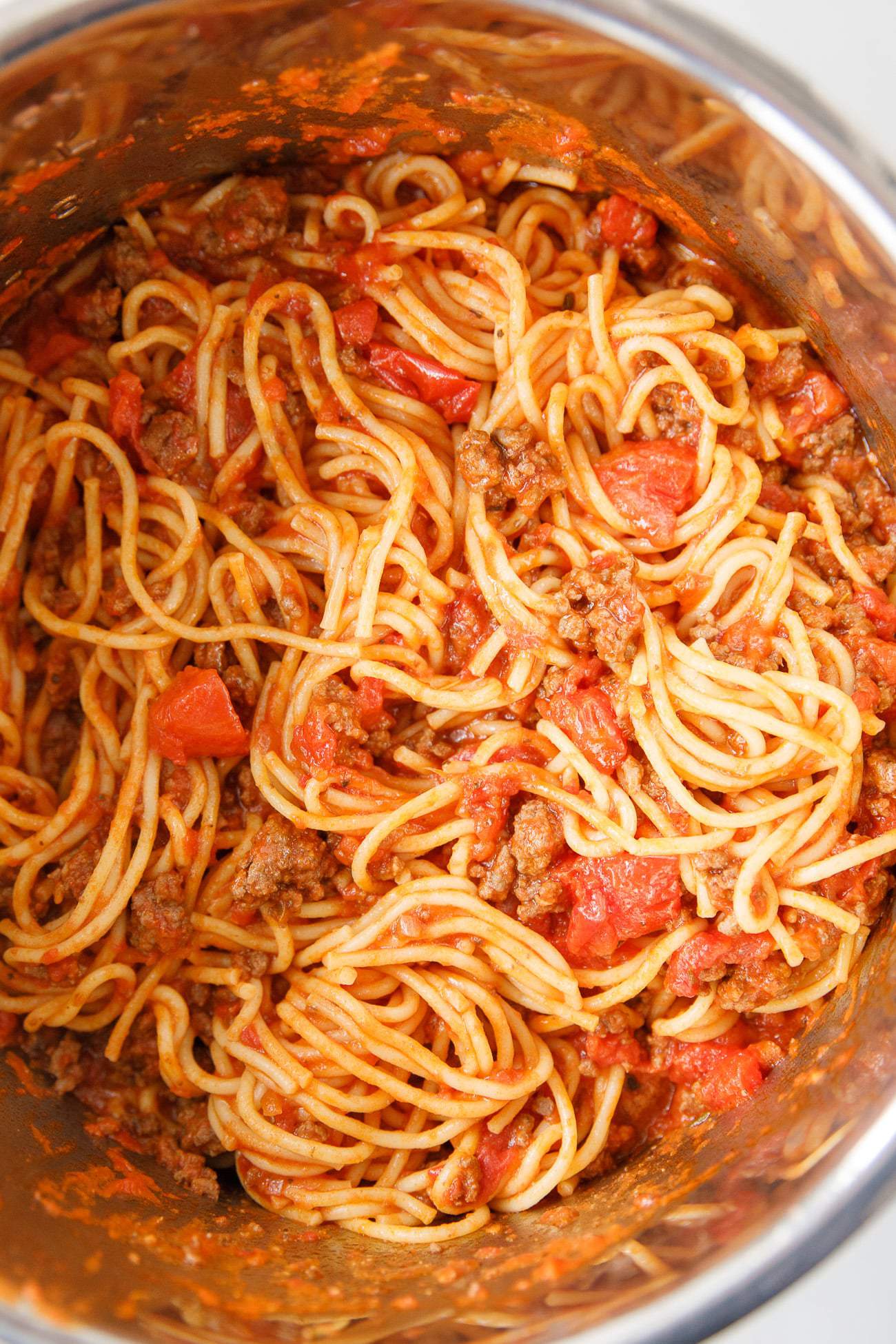 Instant Pot Spaghetti - Pressure Cooker Spaghetti Recipe