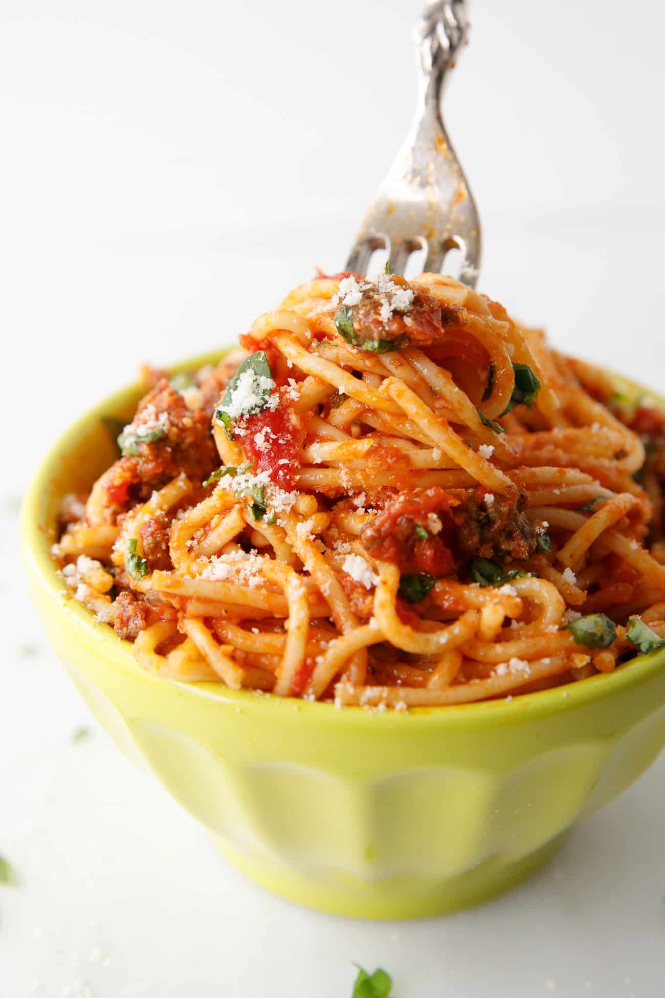 Easy Instant Pot Spaghetti Dinner