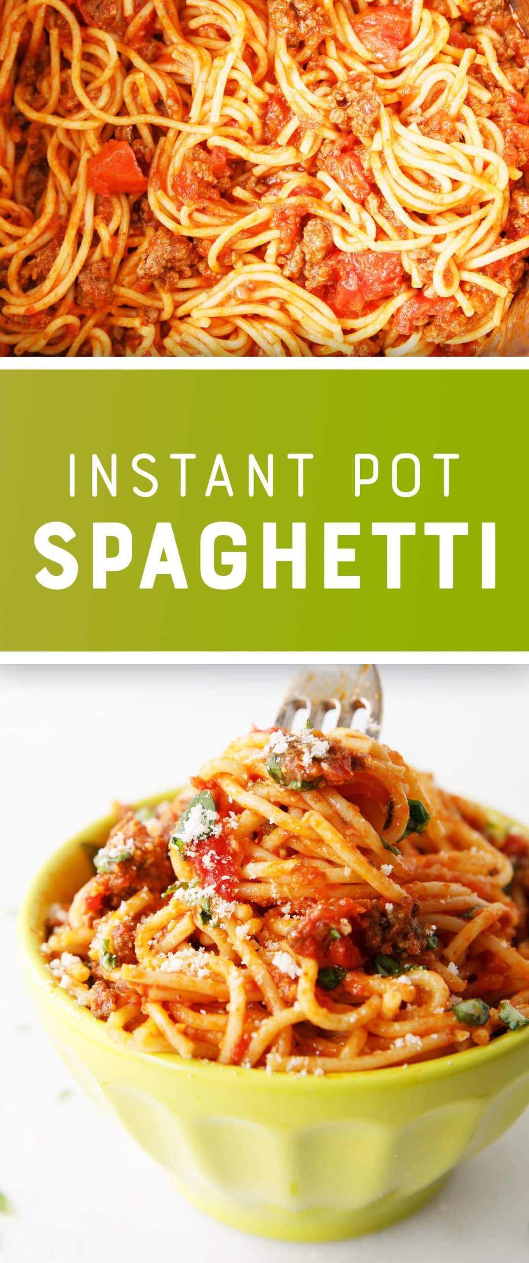 Instant Pot Spaghetti Recipe