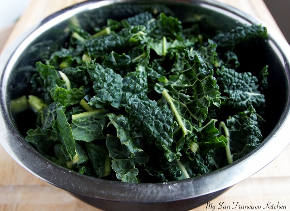 kale-chips2 chopped kale