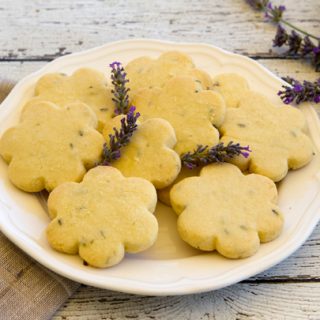 Lavender Shortbread Cookies