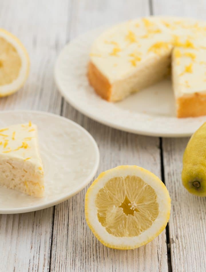 Healthy Lemon Cake No Sugar