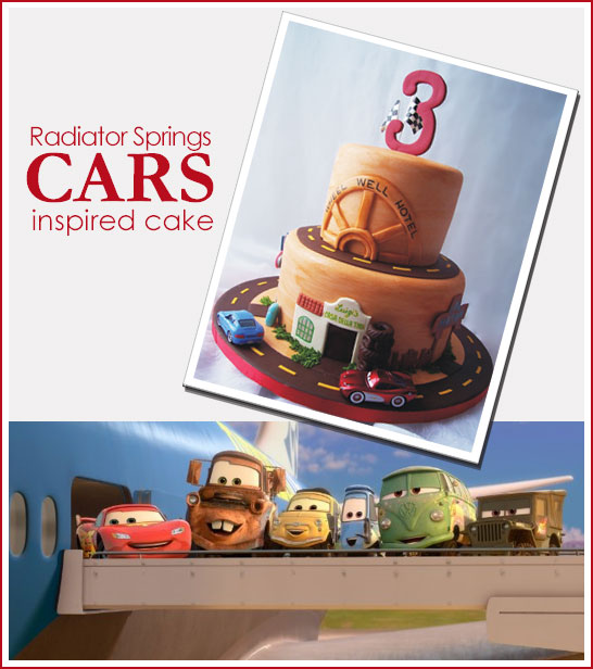 Lightning McQueen Cars 2 Cake by Rebecca Sutterby