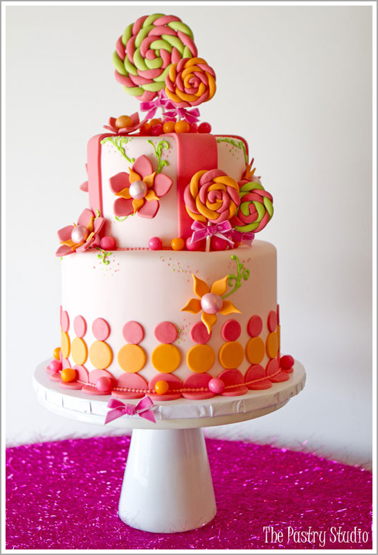 Lollipop & Gumball Cake by The Pastry Studio
