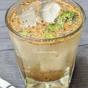 A glass of chilled masala soda