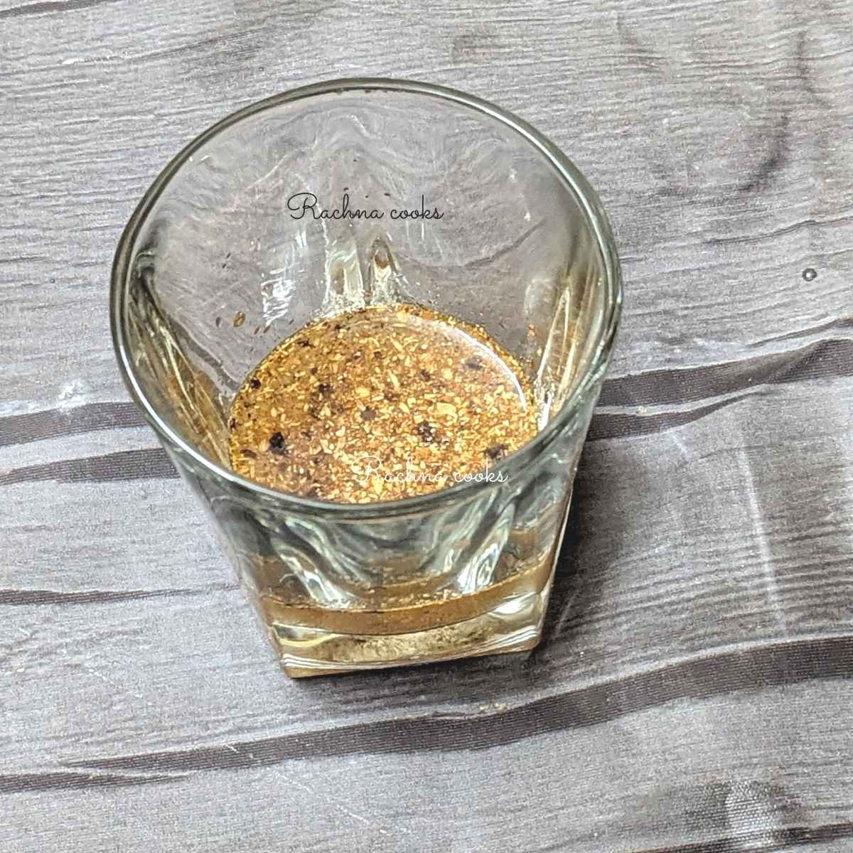 Masala soda mix taken in a glass