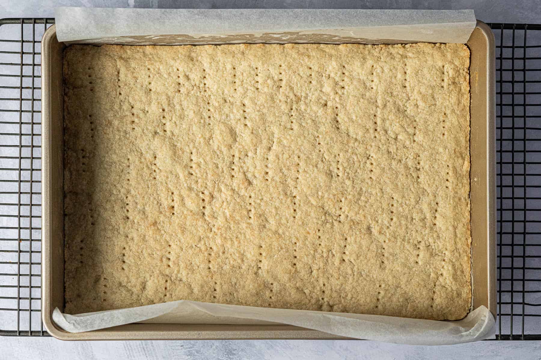 step 4, the baked base.