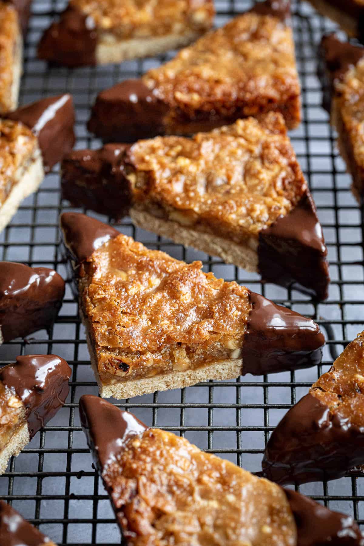 Close up of a nut corner.