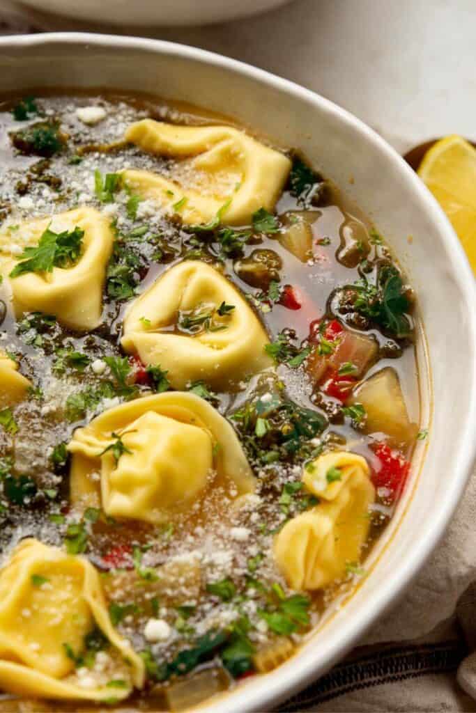 easy tortellini soup