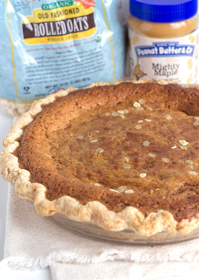 Peanut Butter Fudge Pie - Gooey peanut butter pie that's incredibly decadent and tastes like a mouthful of chewy fudge. This pie is similar to a pecan pie except with peanut butter. You'll want to make this, You can thank me later