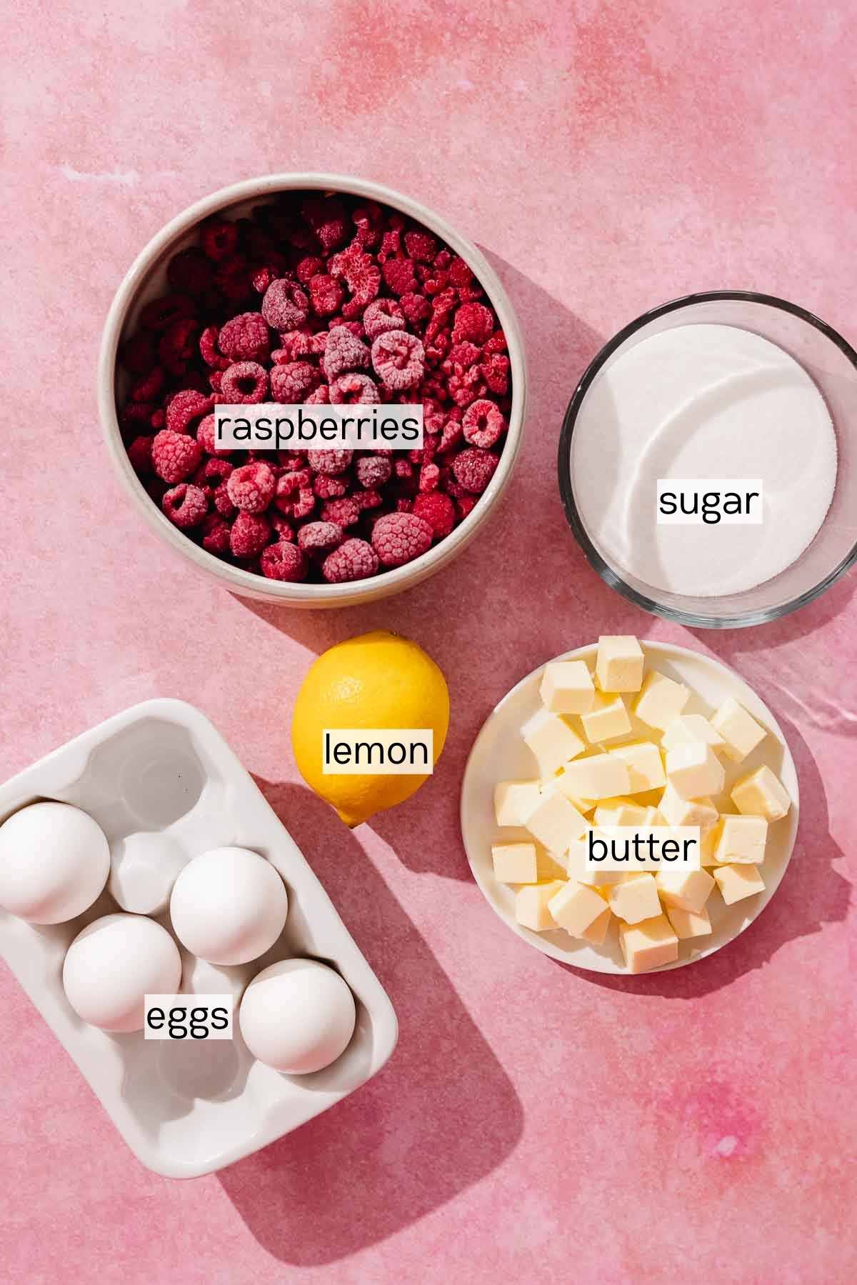 raspberry curd ingredients