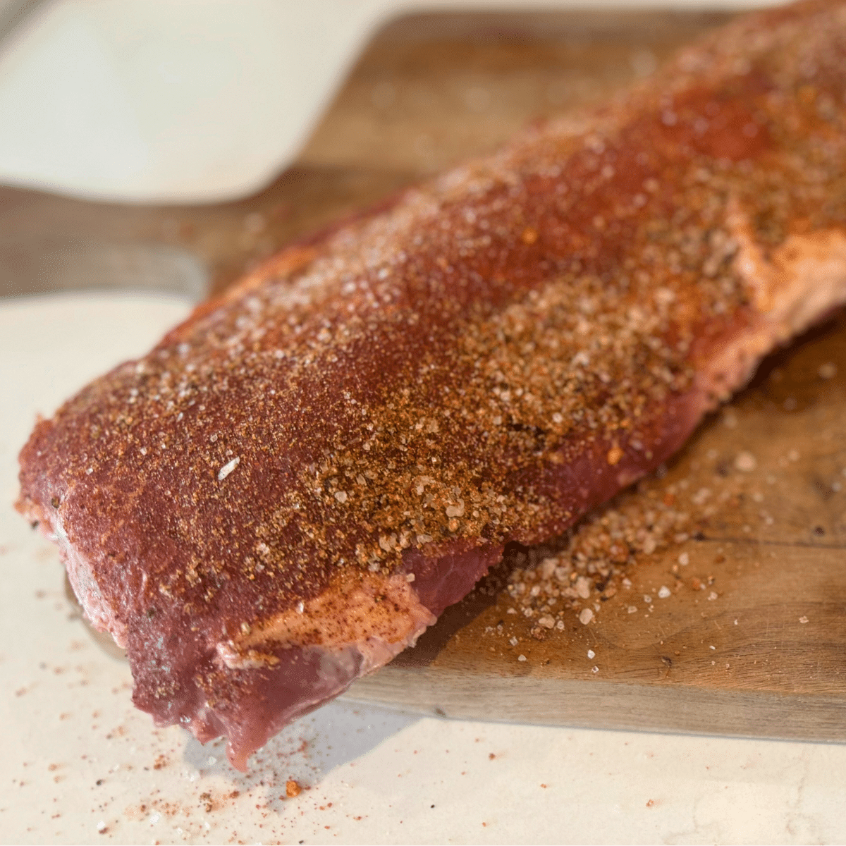 rib rub on baby back ribs