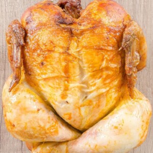 roasted whole chicken