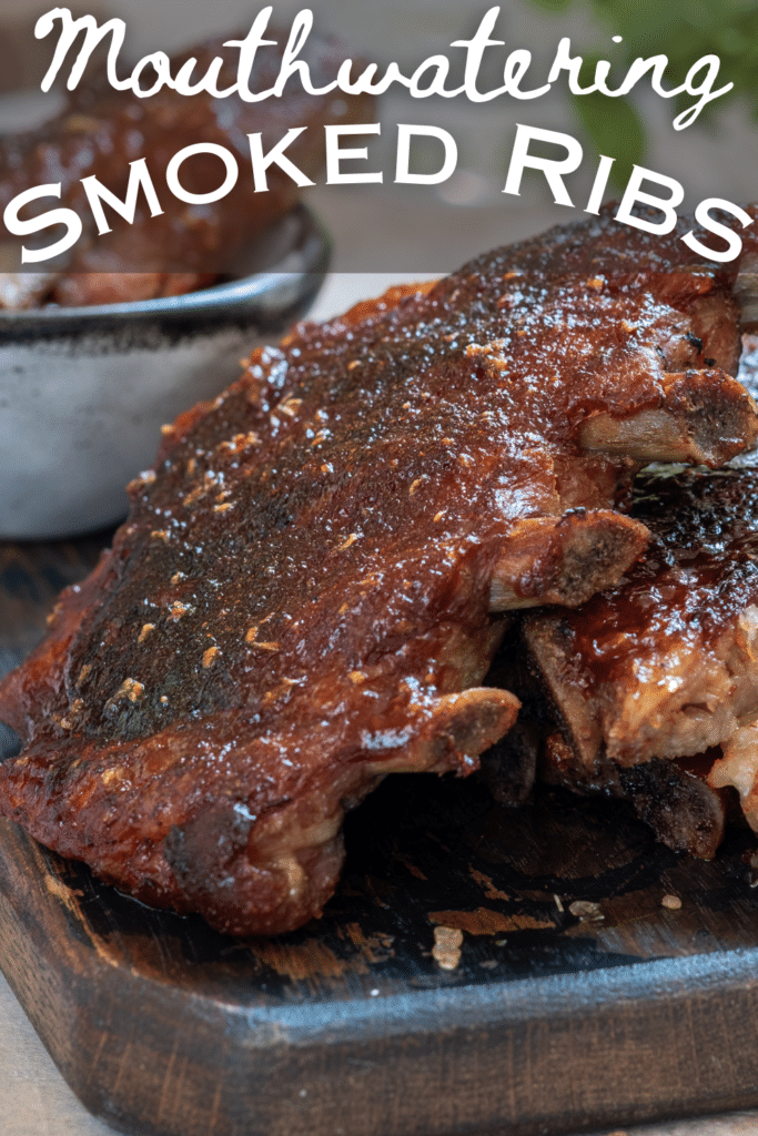 smoked ribs with text