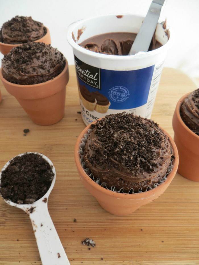 spring sprout cupcakes step2