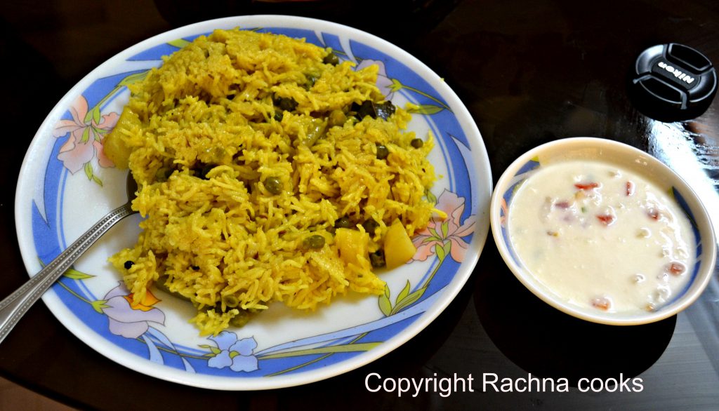 vegetable tehari recipe