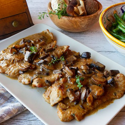Mushroom Veal Marsala