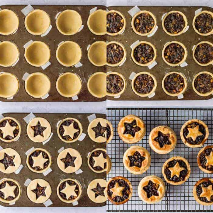 vegan mince pie steps