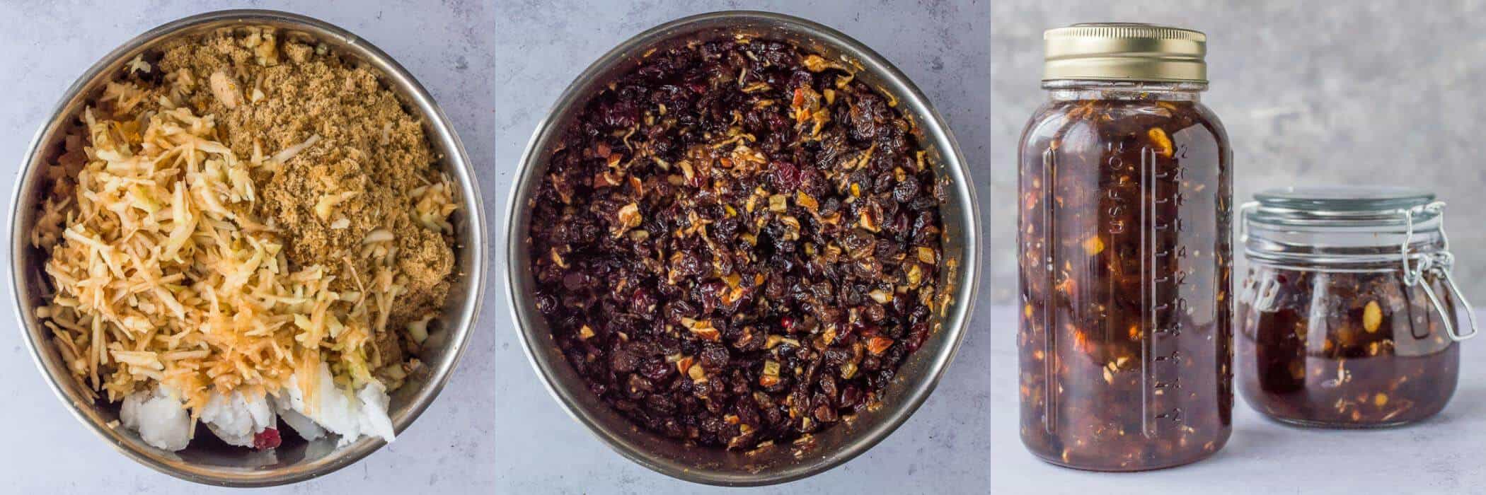 vegan mincemeat steps