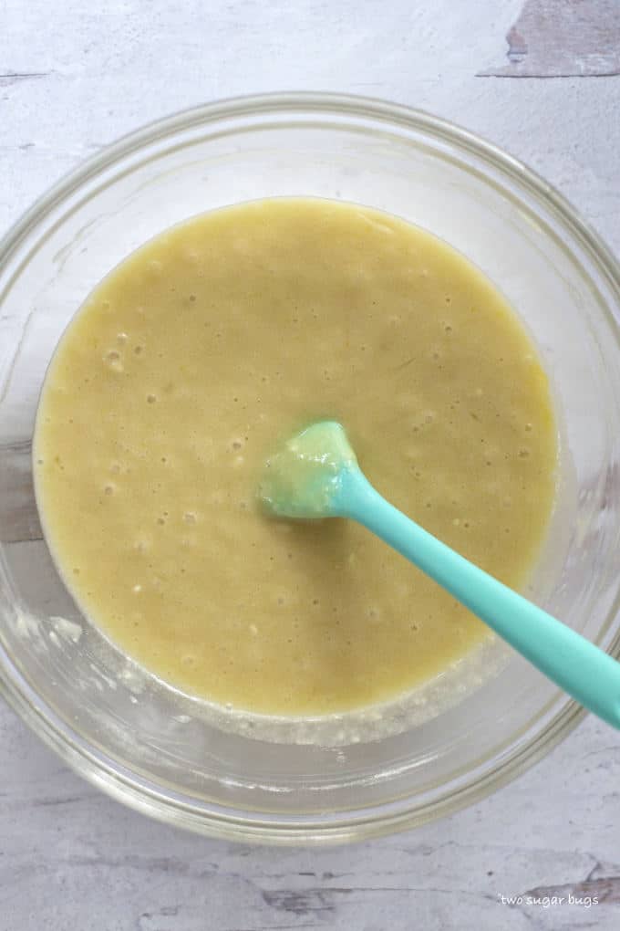 white chocolate brownie batter